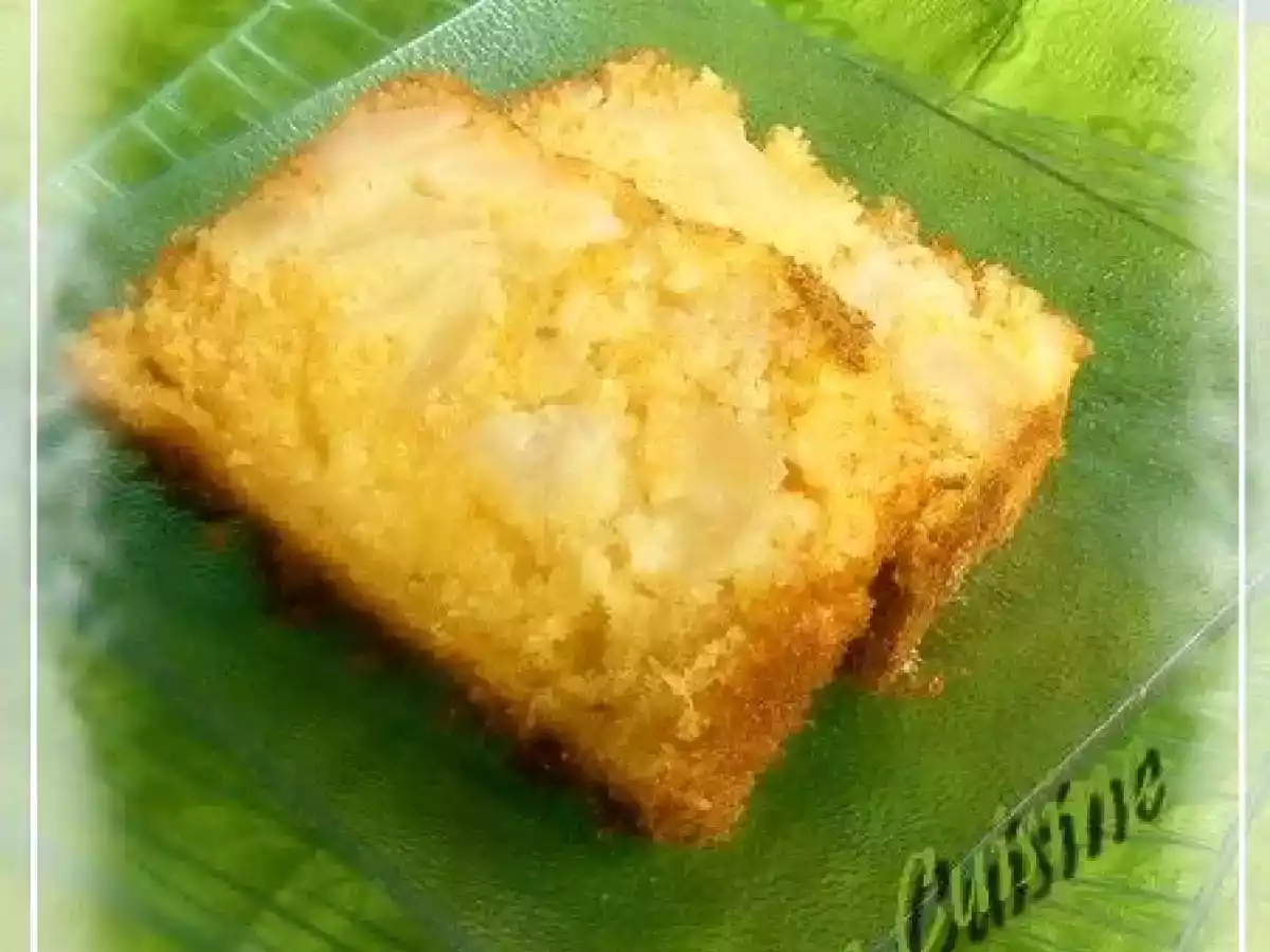 Cake polenta aux poires