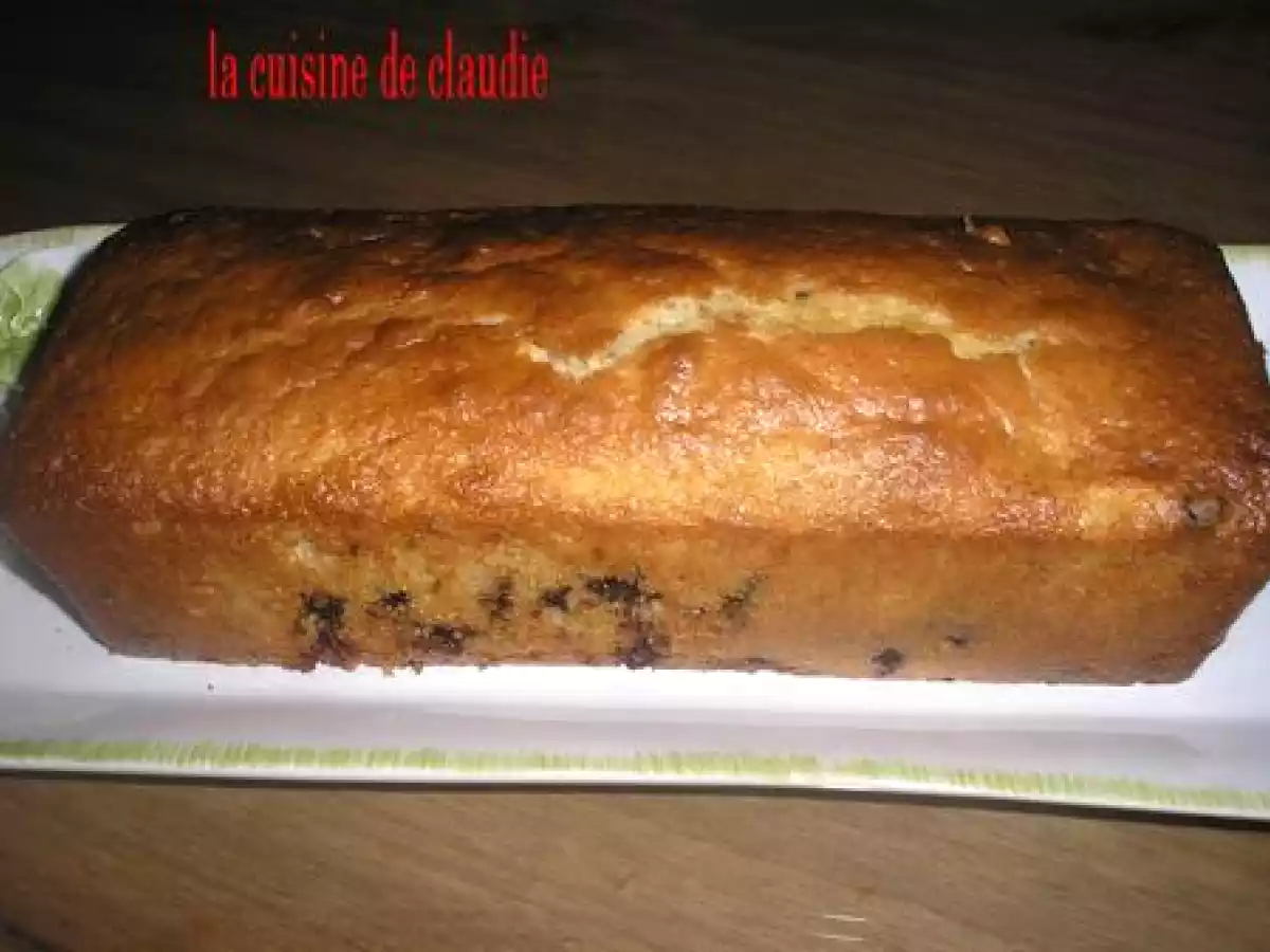 Cake pommes-amande-chocolat