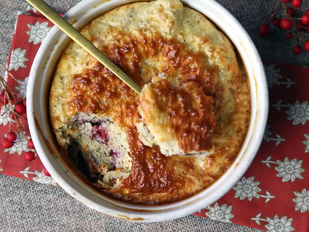 Cake protéiné aux fruits rouges super simple - photo 3