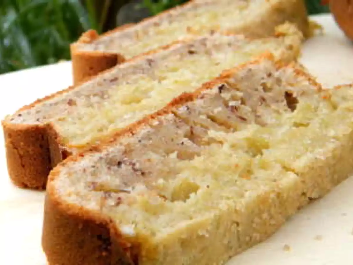 Cake rhubarbe / noisettes ( léger ) - photo 2