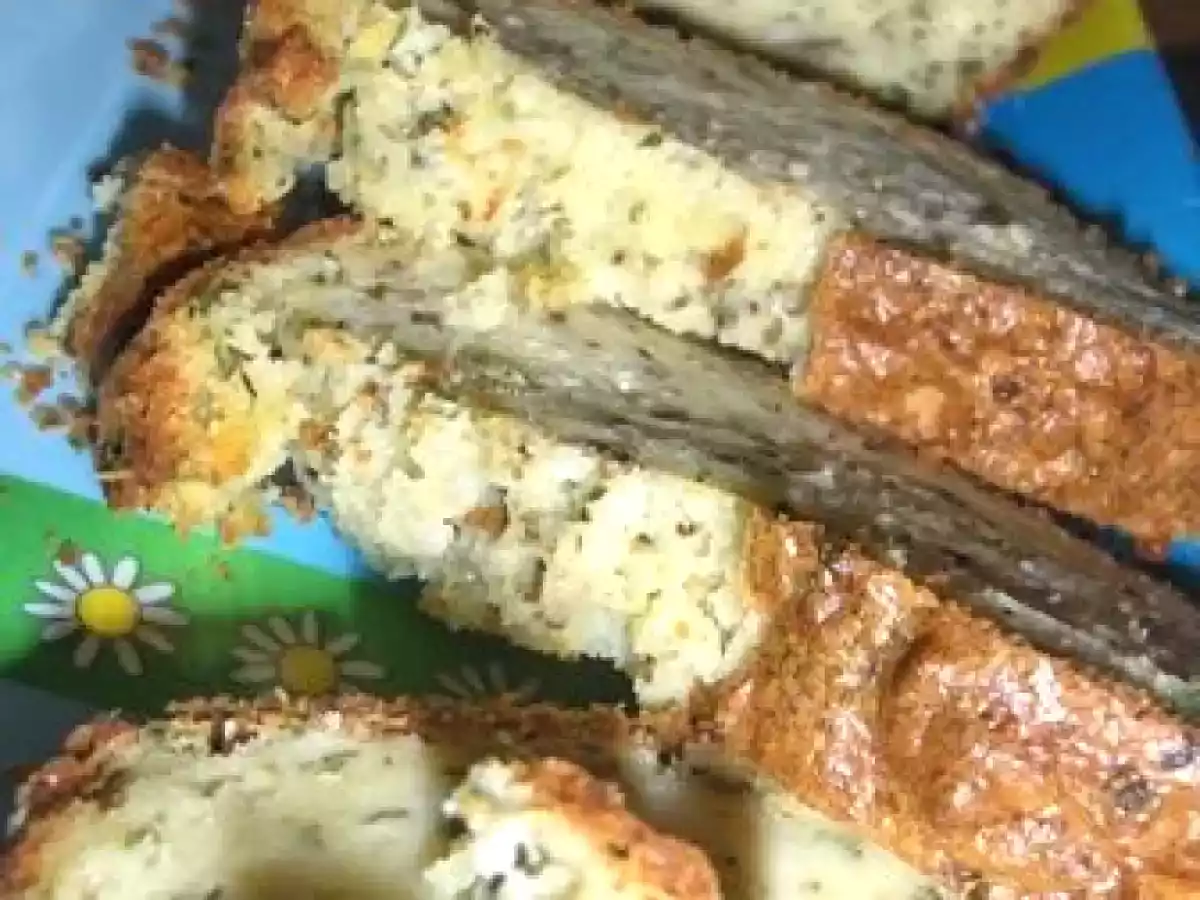 Cake ricotta aux herbes fraiches