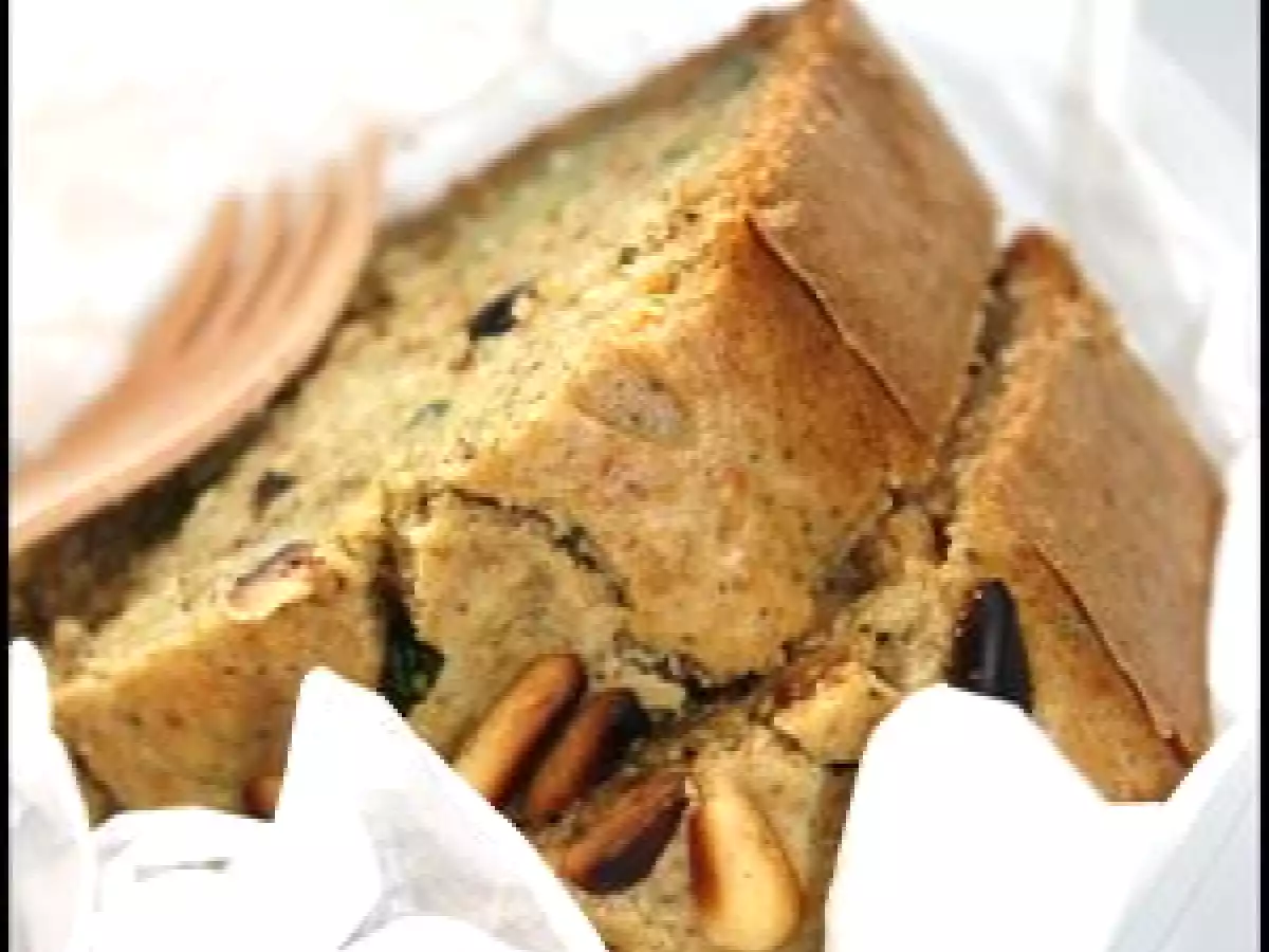 Cake rouget, courgette au pesto d'estragon - photo 2