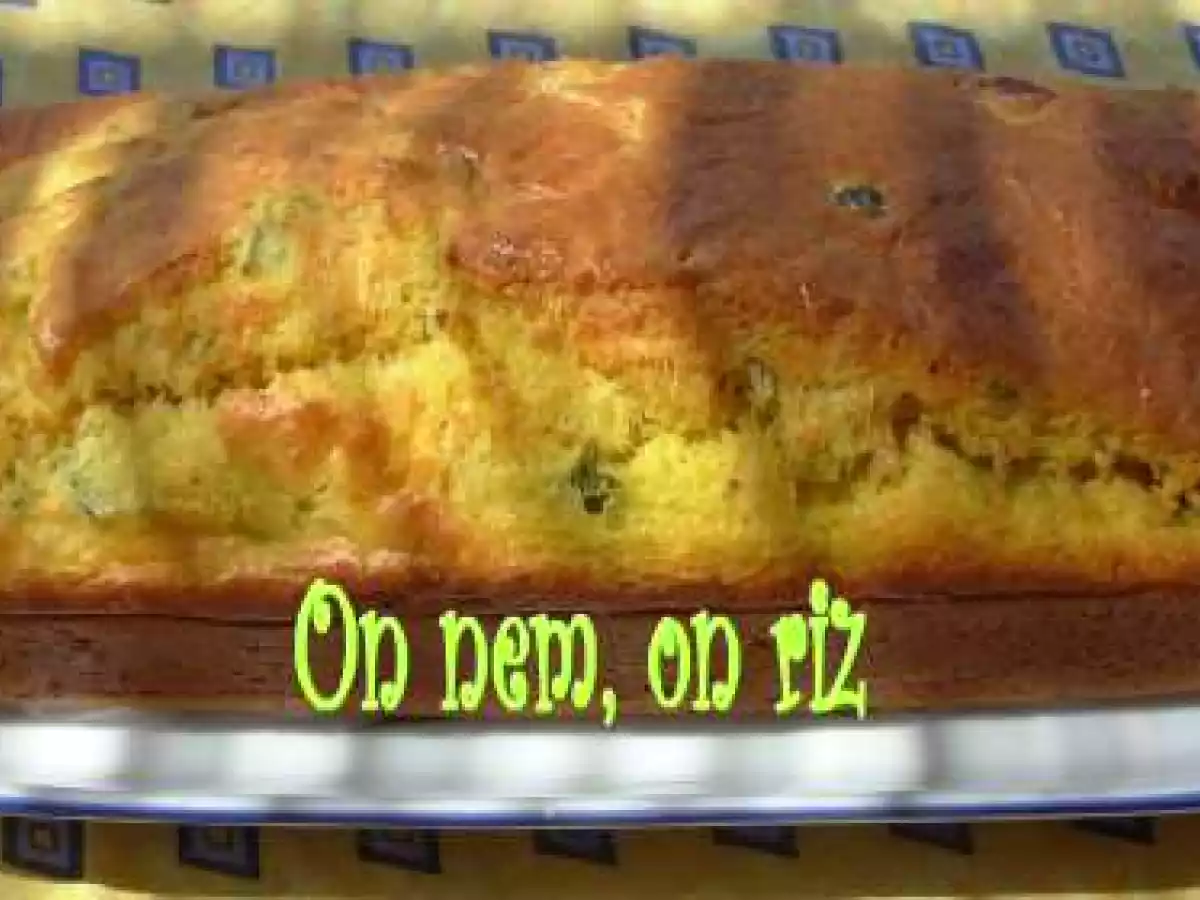 Cake safrané aux st-jacques et aux poireaux