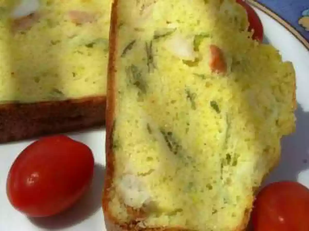 Cake safrané aux st-jacques et aux poireaux - photo 3