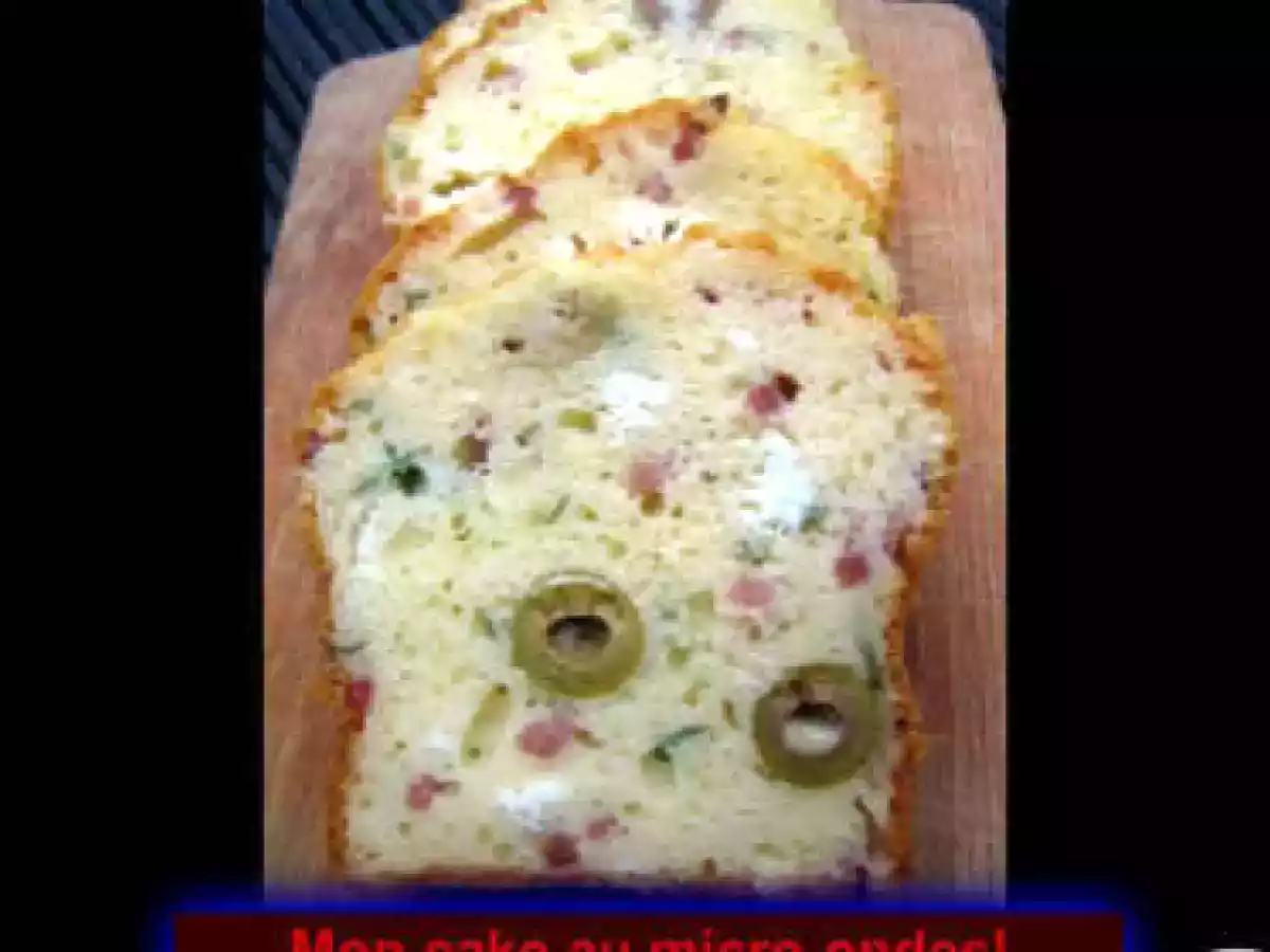 Cake salé fait au micro-ondes