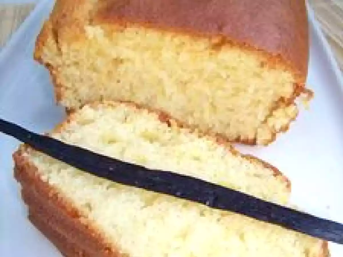 Cake saveur pudding vanille