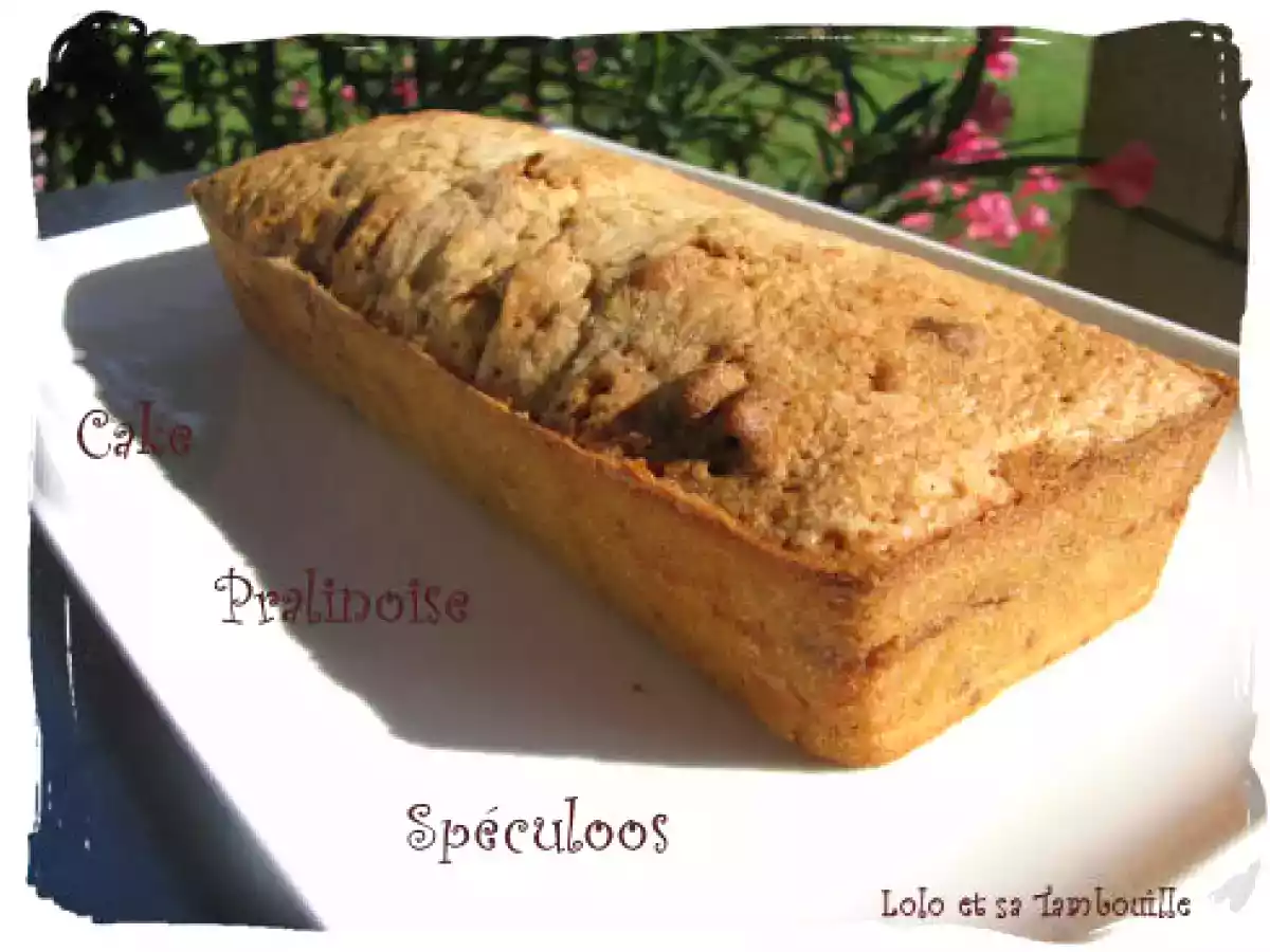 Cake sublimissime au praliné et spéculoos