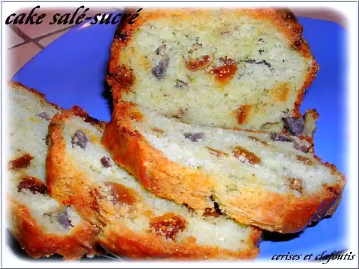 CAKE SUCRE-SALE ( figues et magret séché )