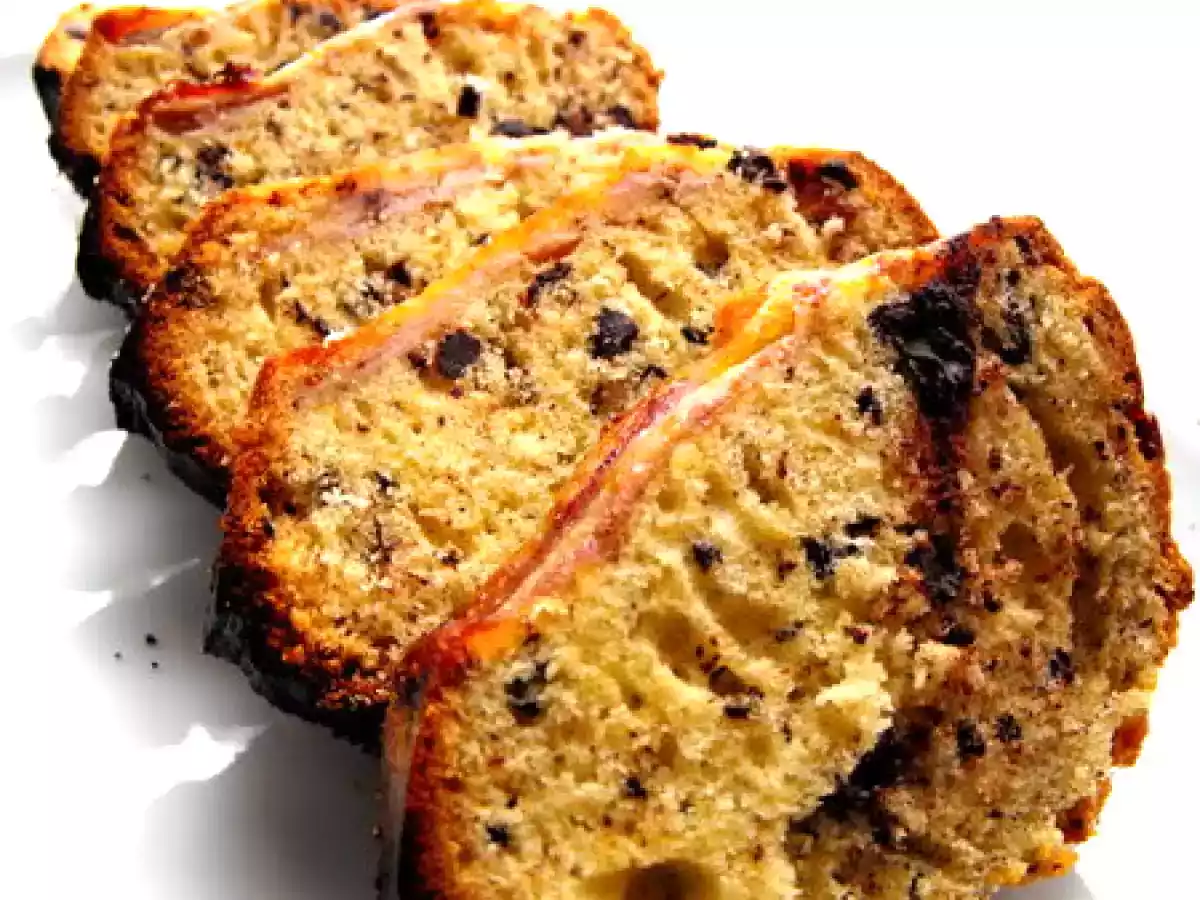 Cake tatin à la banane et à l'huile d'olive avec touches de chocolat - photo 3