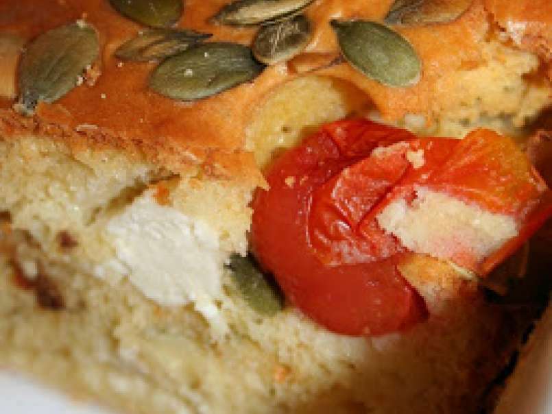 Cake tomates, feta et graines de courge, photo 2