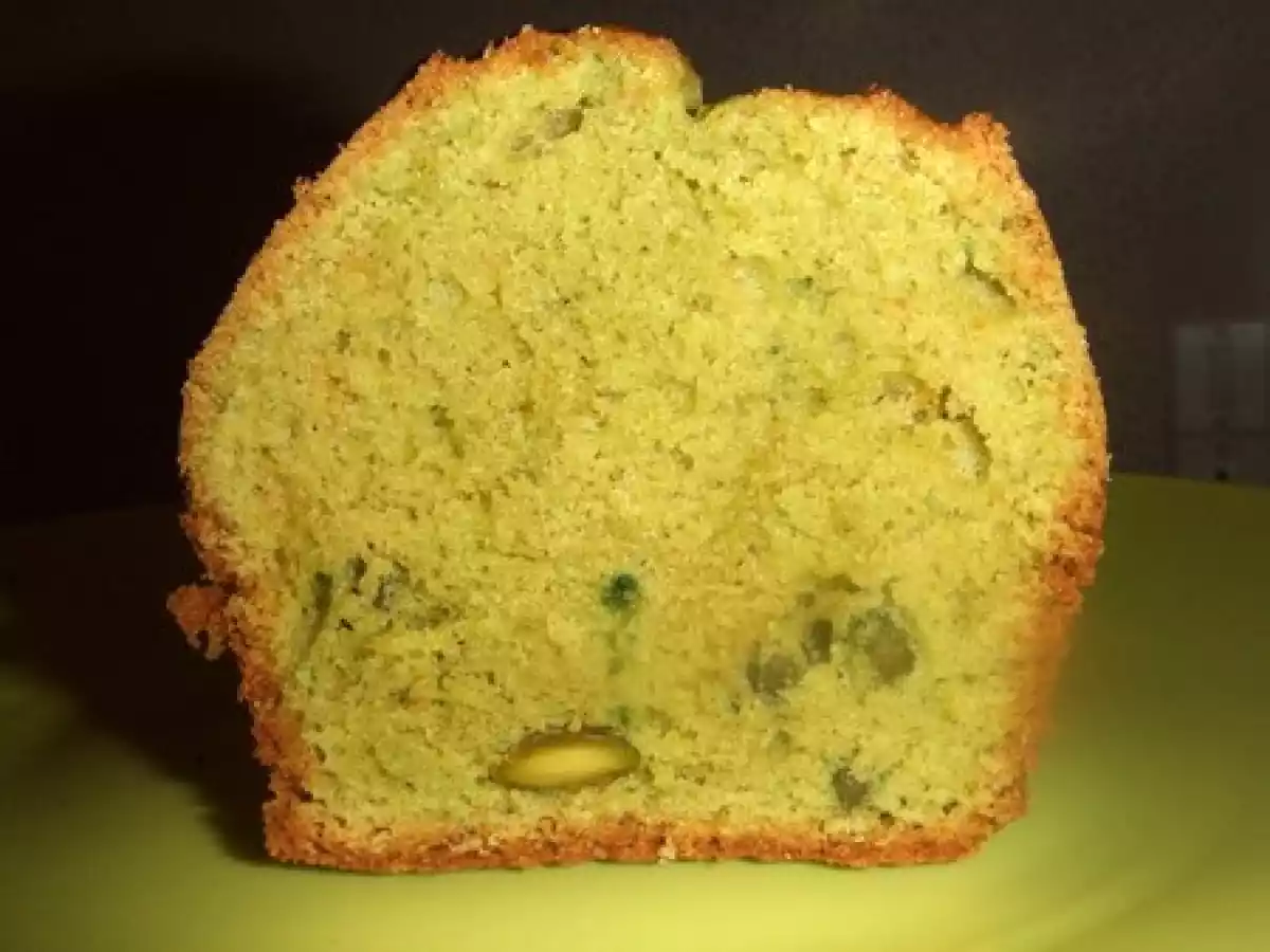 Cake tout pistache sans beurre