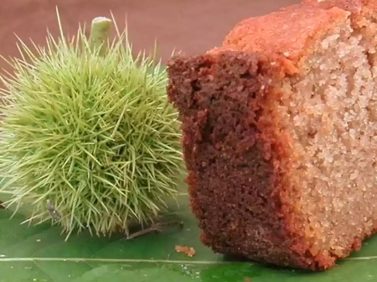 Cake TRES moelleux à la farine de chataignes