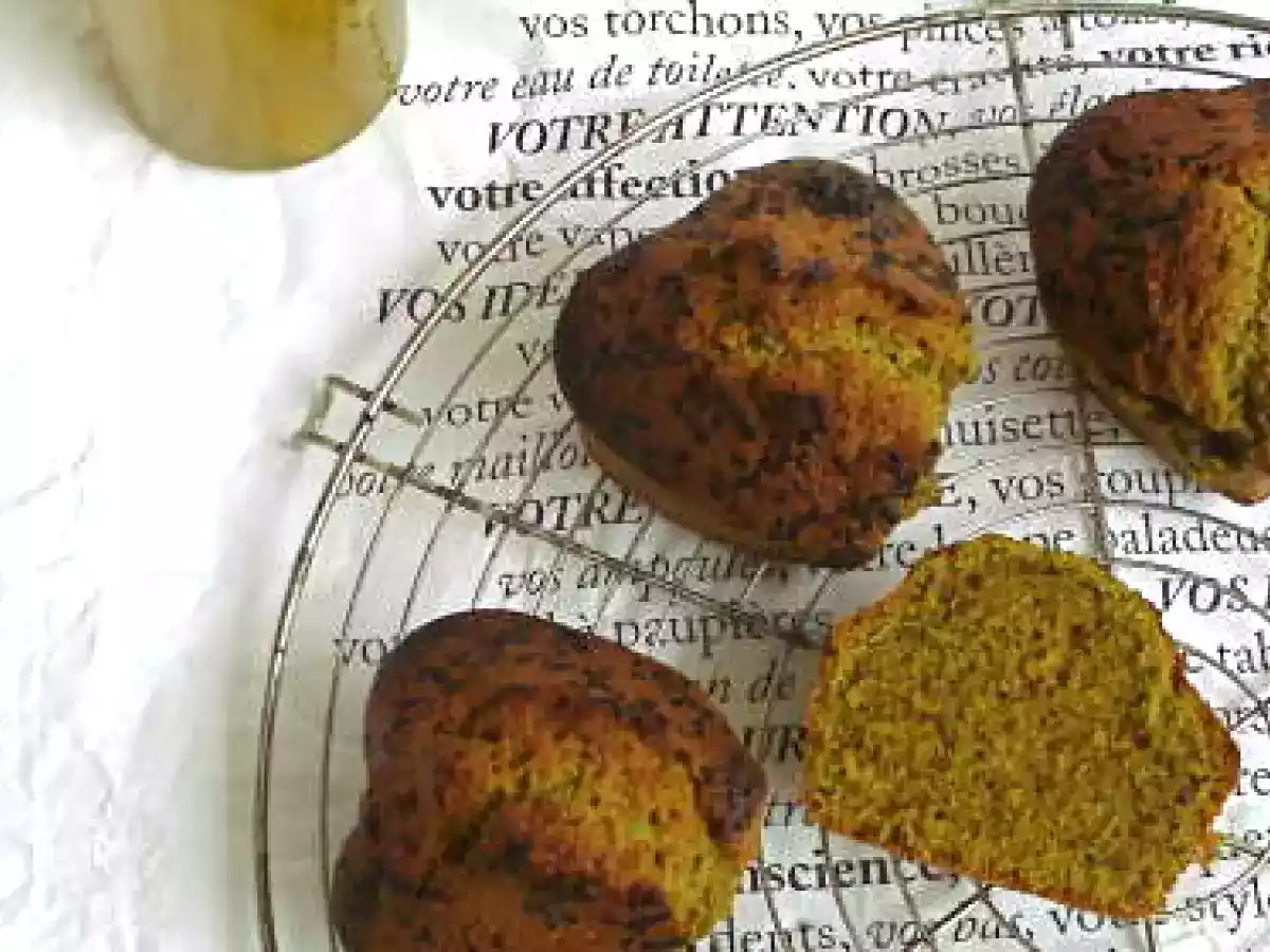 Cakes au Matcha & Sésame noir