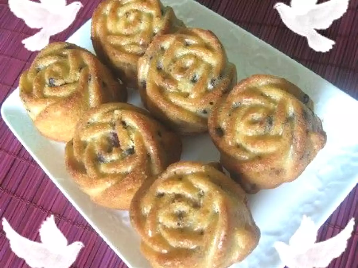 Cakes banane lait de coco chocolat