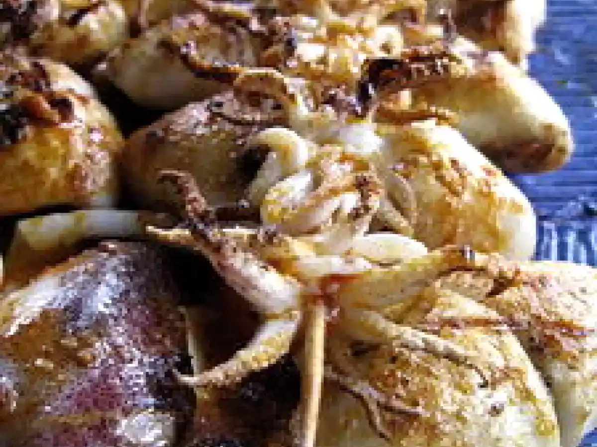 Calamars à la braise, beurre au pimenton