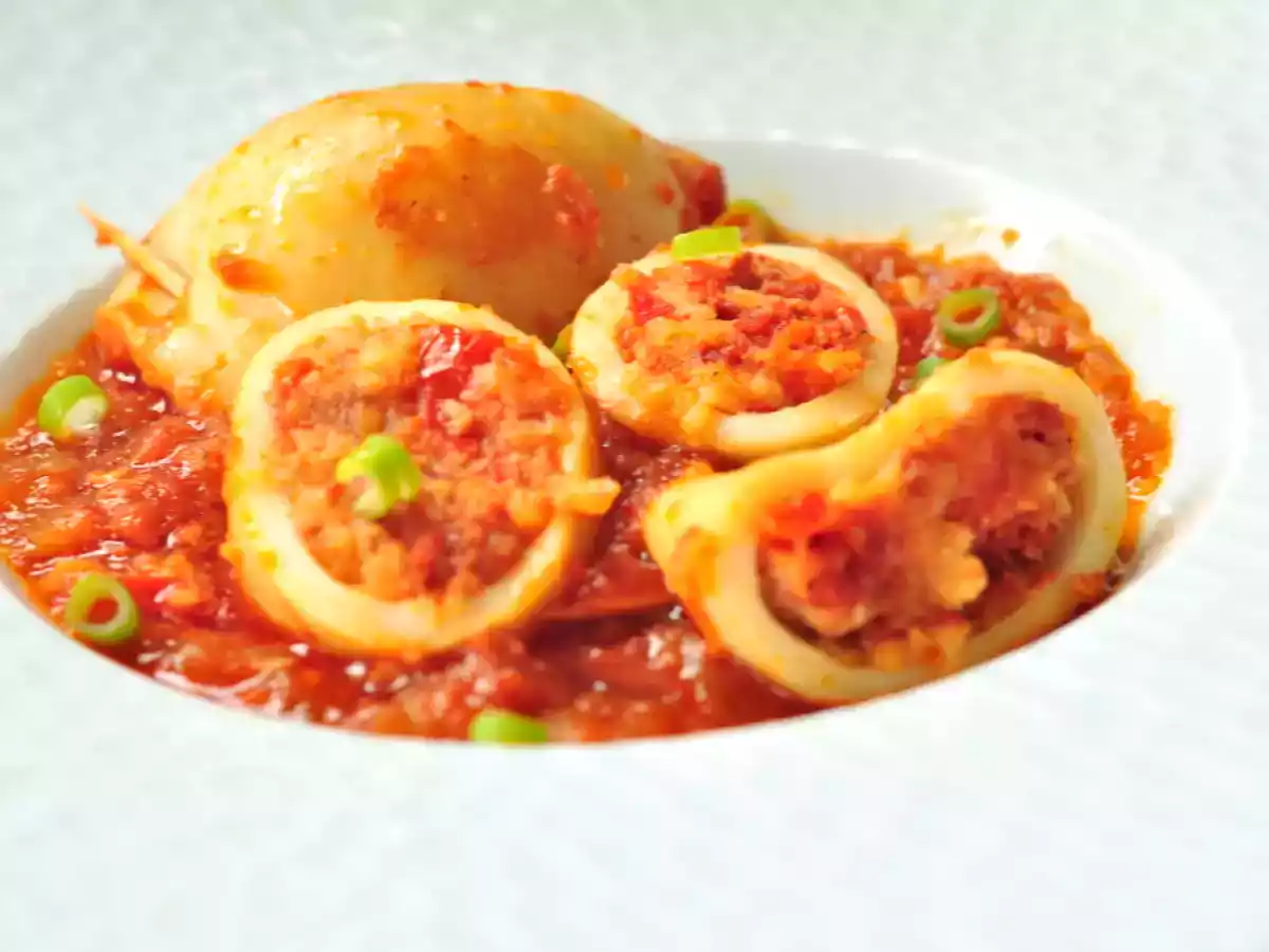 Calamars farcis à la portugaise - photo 3