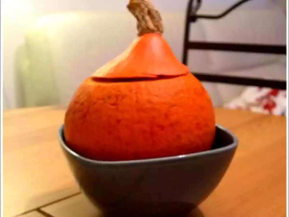 Camarão na Moranga ou Potiron aux Crevettes