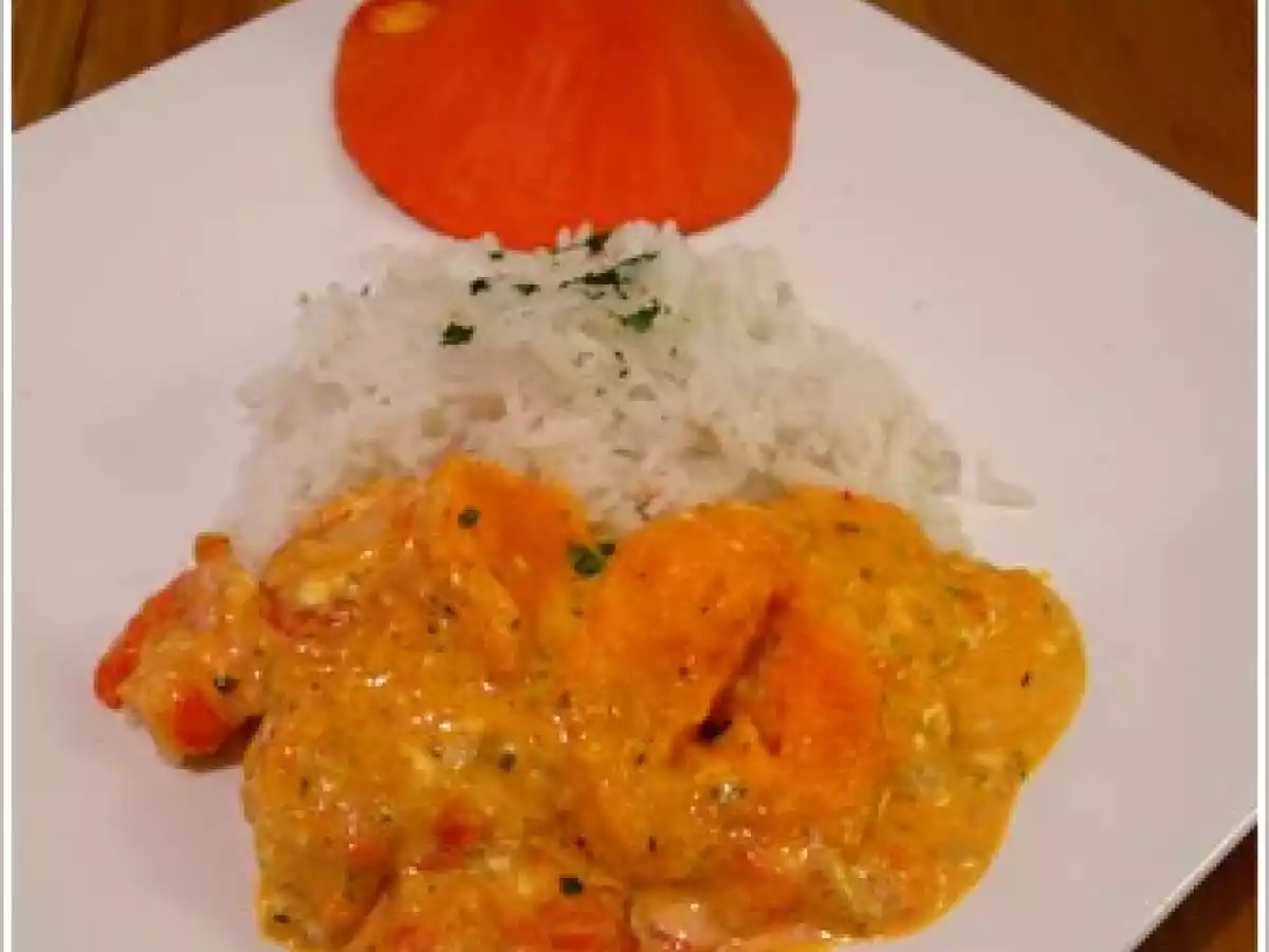 Camarão na Moranga ou Potiron aux Crevettes - photo 2