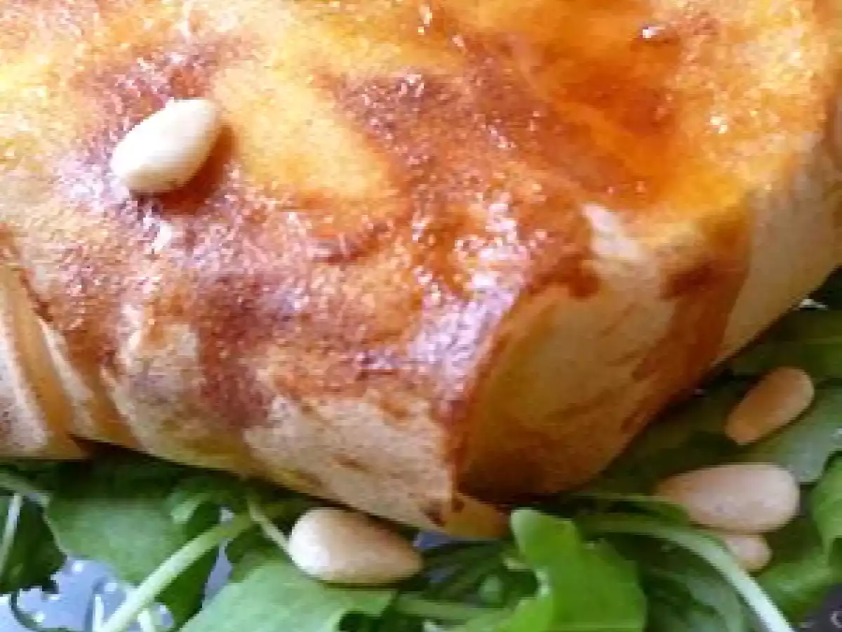 Camembert en feuille de brick caramélisé à l'érable