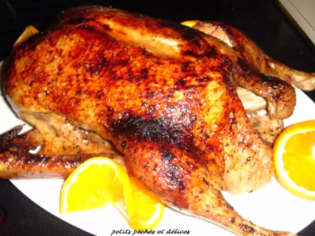 Canard à l'orange et sa sauce