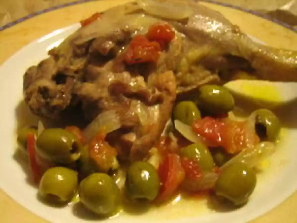 Canard aux olives vertes