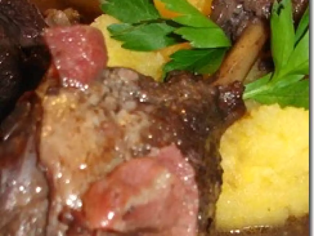 Canard Mijoté au Vin Rouge et Ecrasée de Navets Jaunes