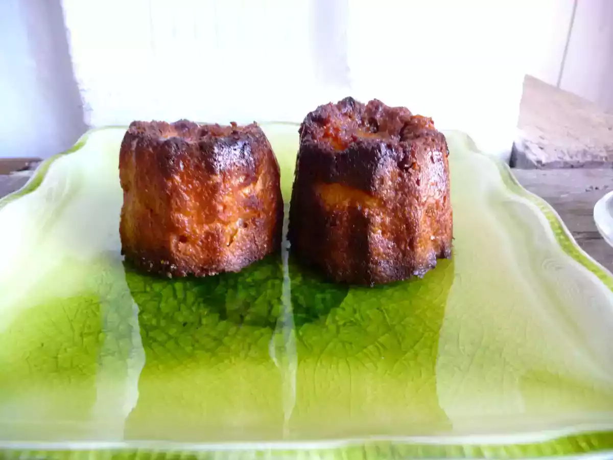 Cannelés au foie gras et à la figue