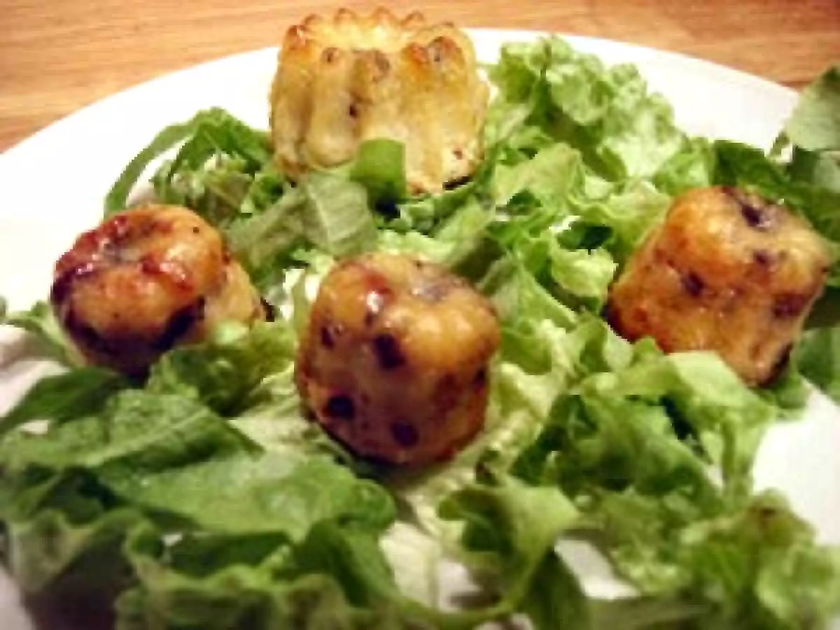 Cannelés aux fromage et aux champignons - photo 2