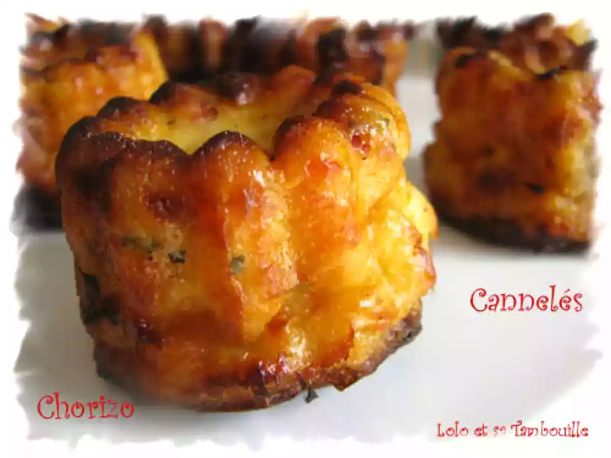 Cannelés salés au chorizo - photo 3