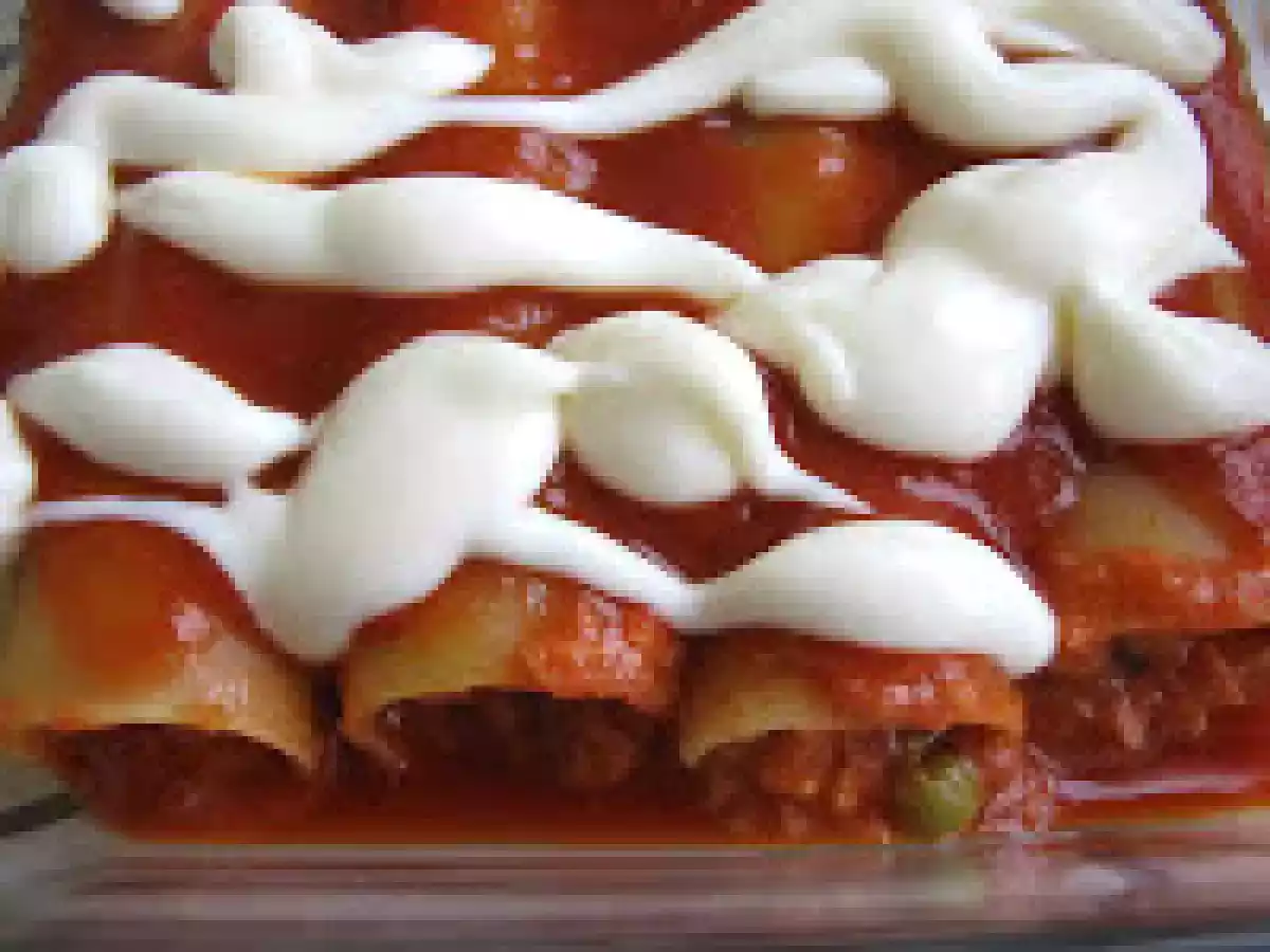 Cannelloni à la tomate et au thon