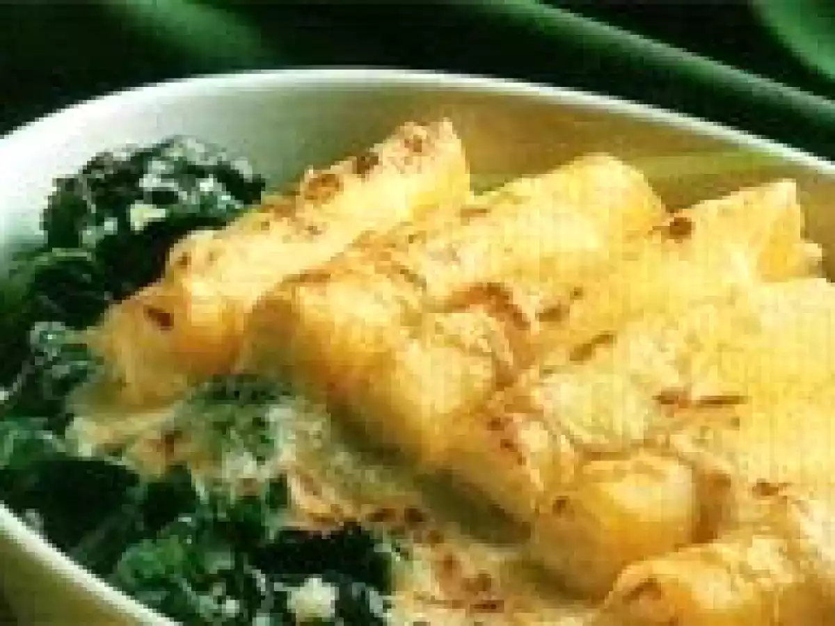 Cannellonis au chèvre et au pesto