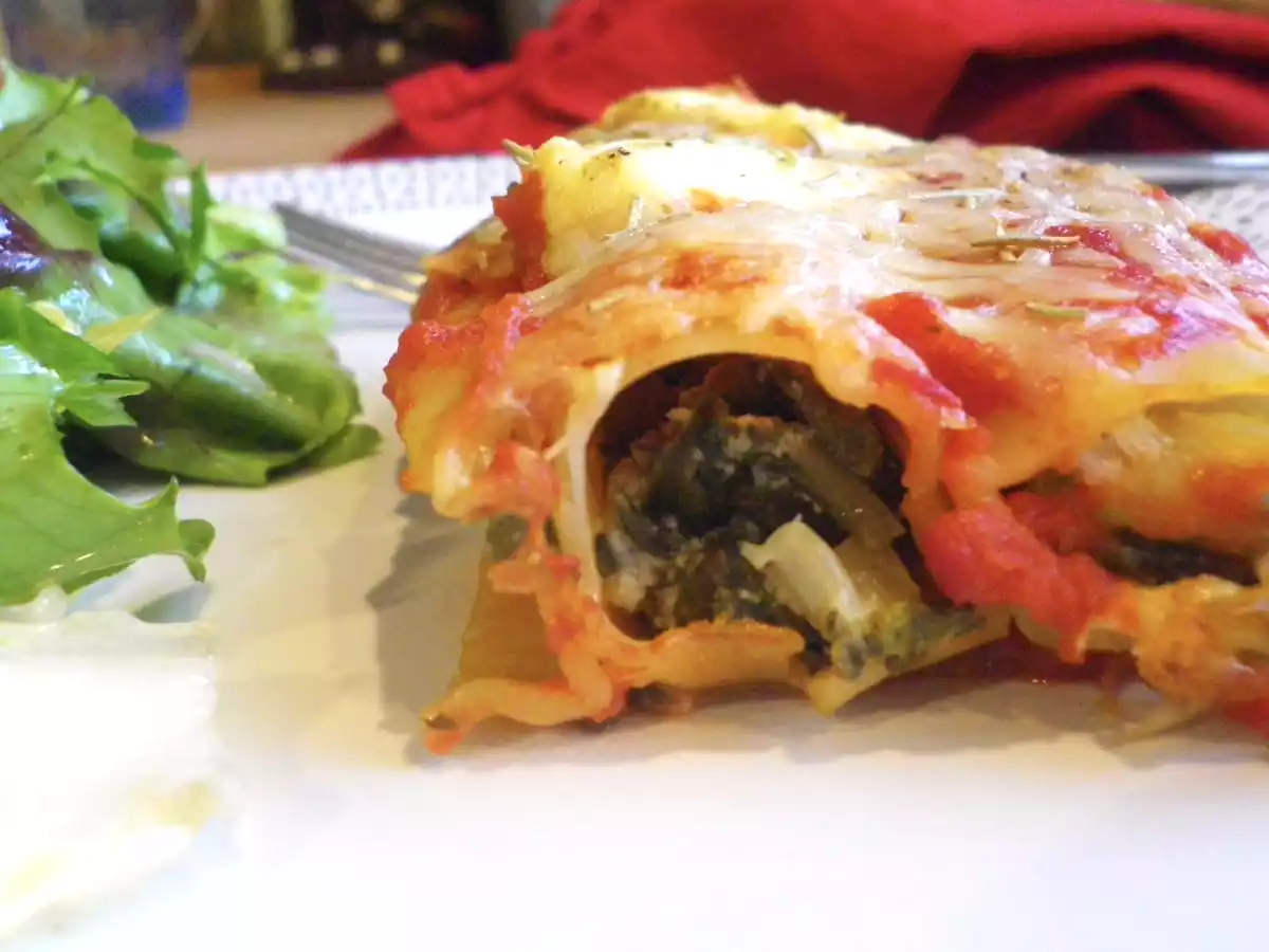 Cannellonis aux blettes et au chèvre frais - photo 3