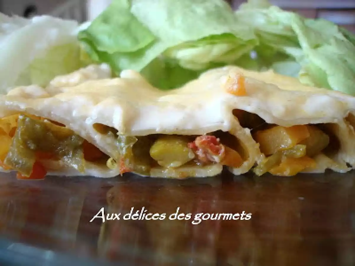 CANNELLONIS AUX LEGUMES