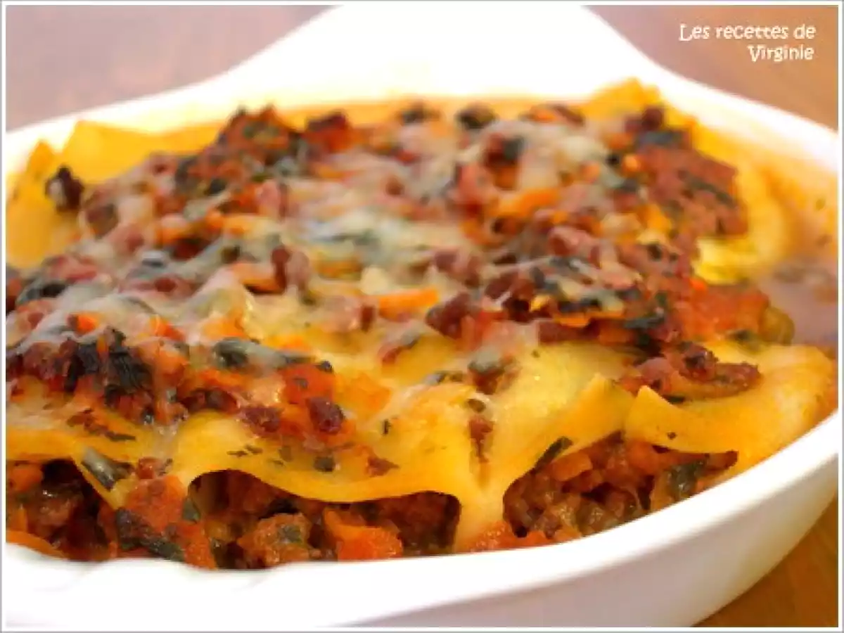 Cannellonis boeuf épinards, recette minceur