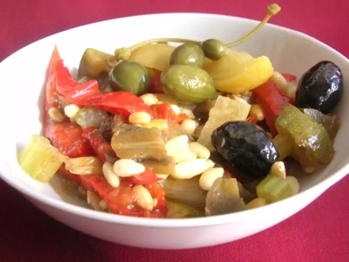 Caponata aux citrons confits et câprons