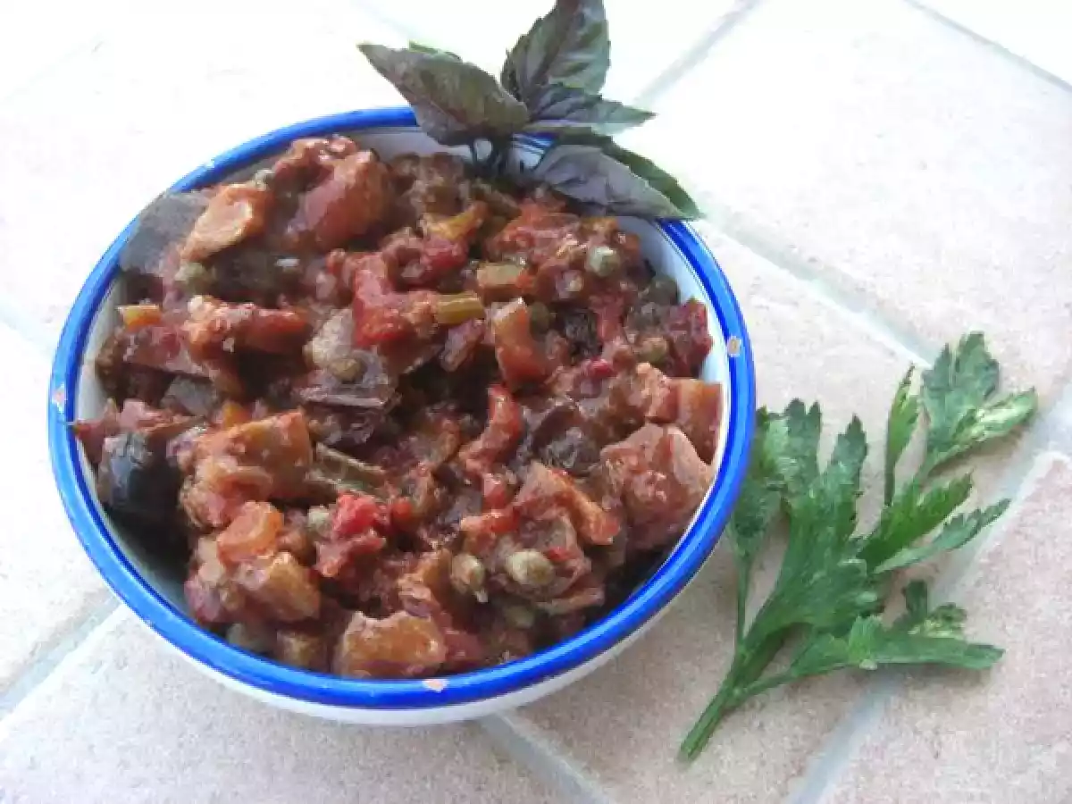 Caponata ou ratatouille sicilienne