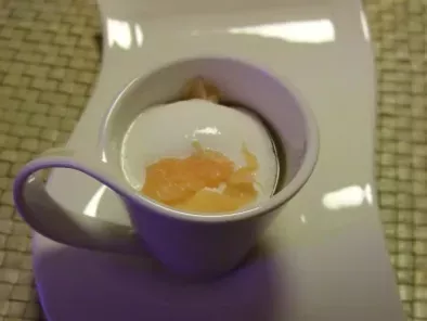 Cappuccino de lentilles au saumon fumé