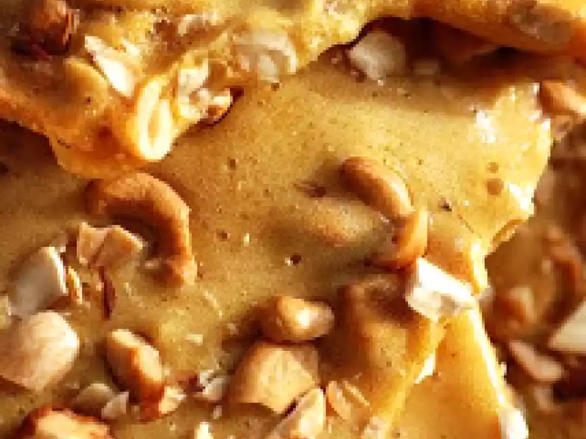 Caramel croquant aux p'tites noix salées et Gin Ginger cordial's cocktail . - photo 3