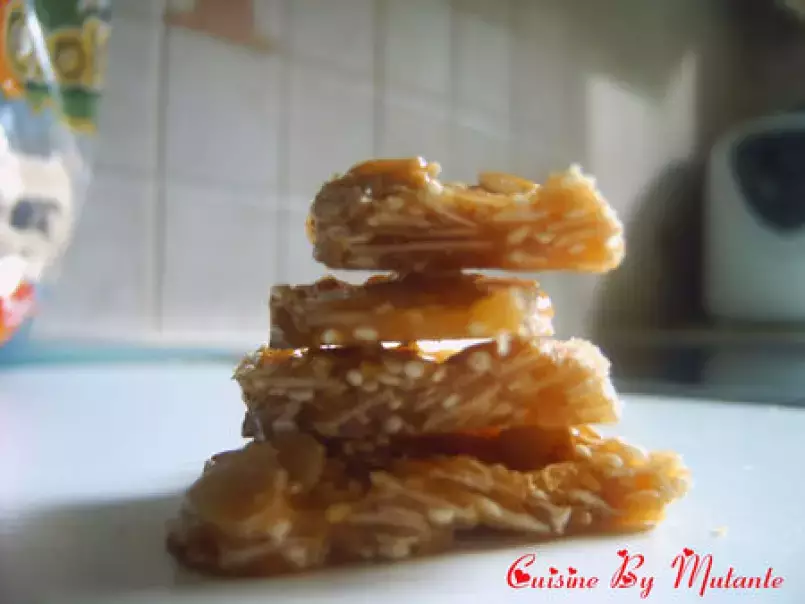 Caramel sésame-amandes effilées, photo 1