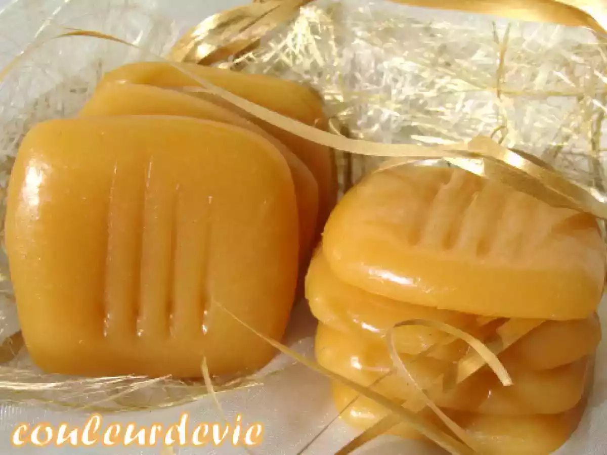 Caramels mous au miel et à la fleur de sel