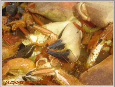 Cari de crabe aux moules et aux gambas, photo 3