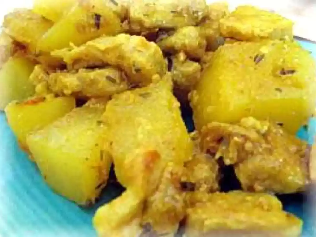 Cari de porc aux pommes de terre