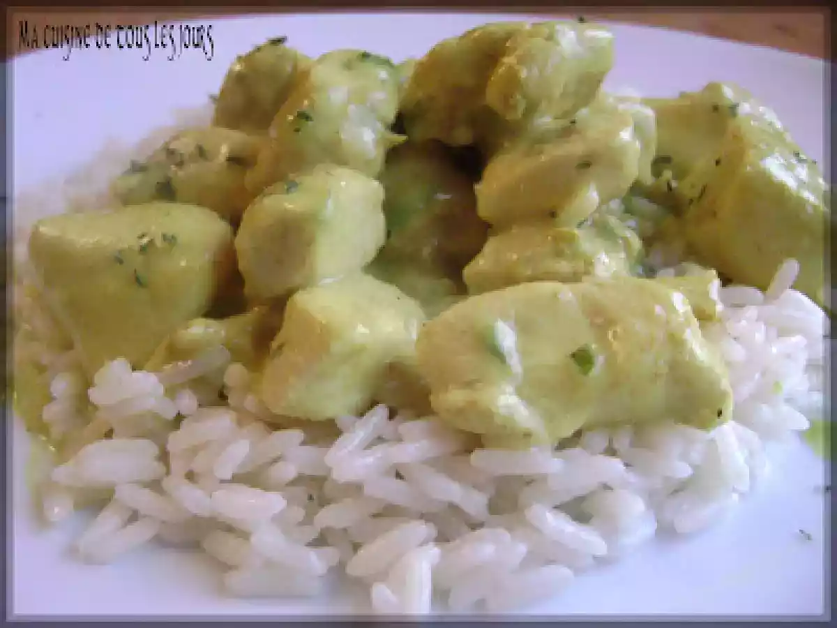 Cari de poulet indonésien