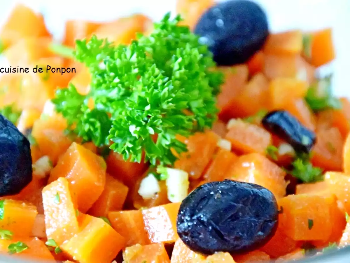 Carottes à la chermoula, végétarien!