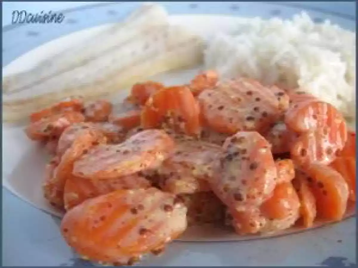 Carottes à la moutarde en grains, une recette légère pour l'été !