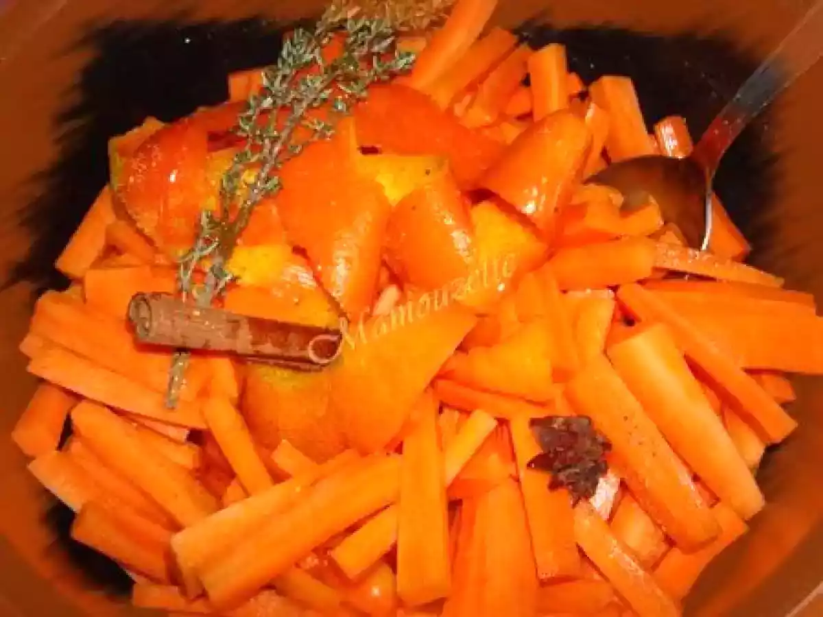 Carottes aux épices et au miel