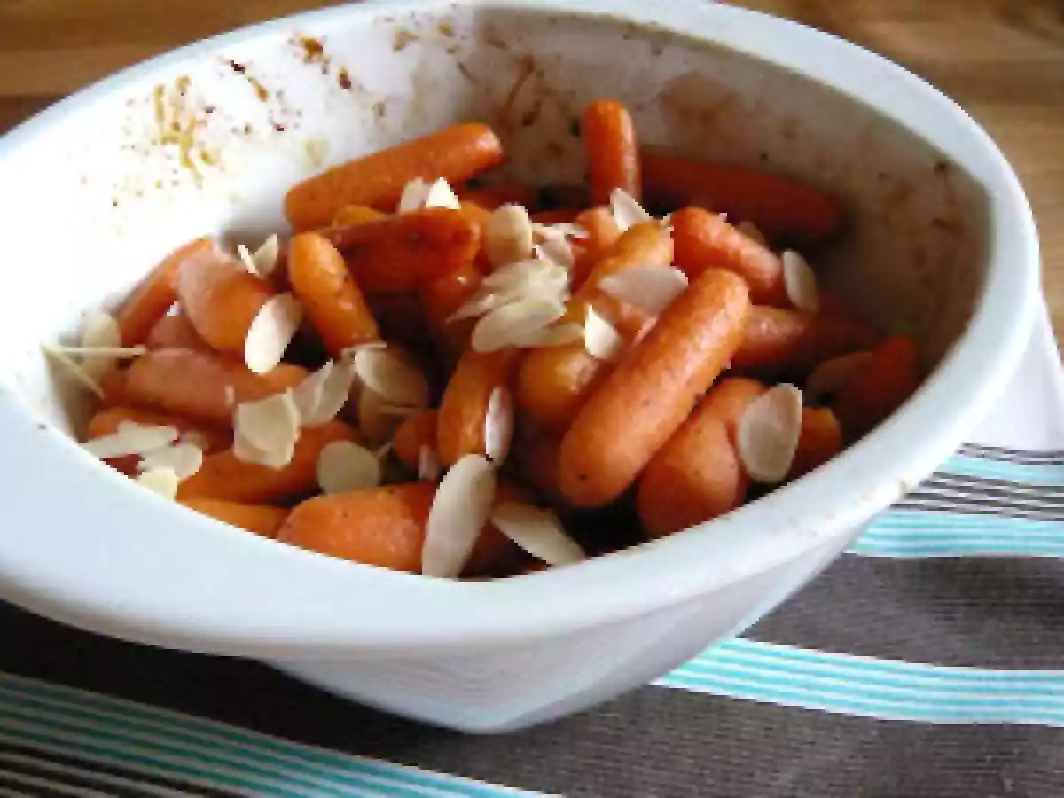 Carottes Baby au Miel et Amandes