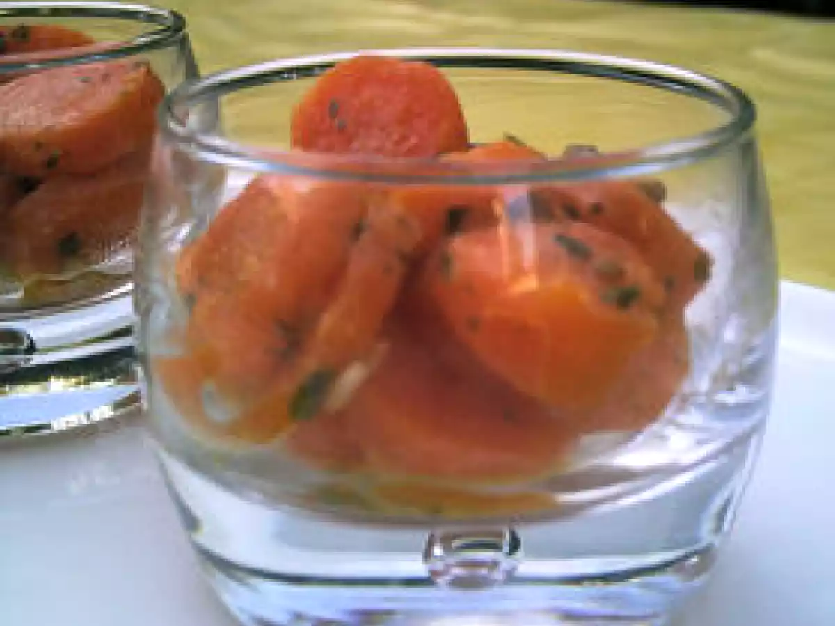 Carottes confites au cumin