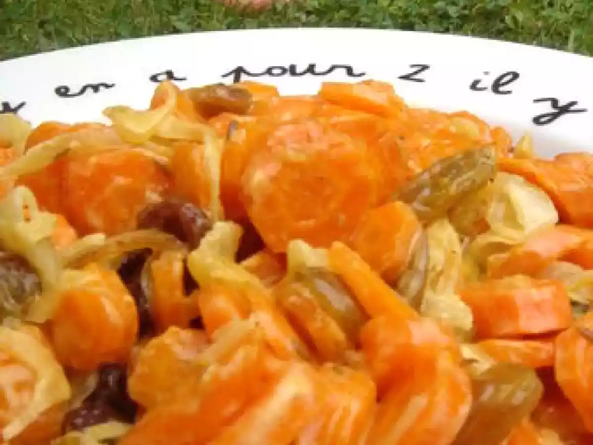 Carottes cumin et raisins façon bonne femme, légumes pour enfant gourmand !