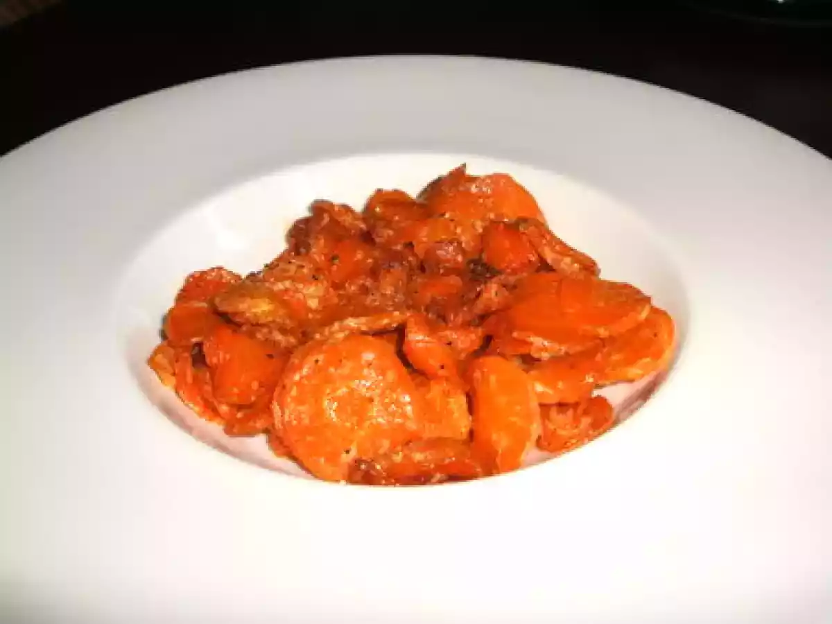 Carottes fondantes à la crème de Maman